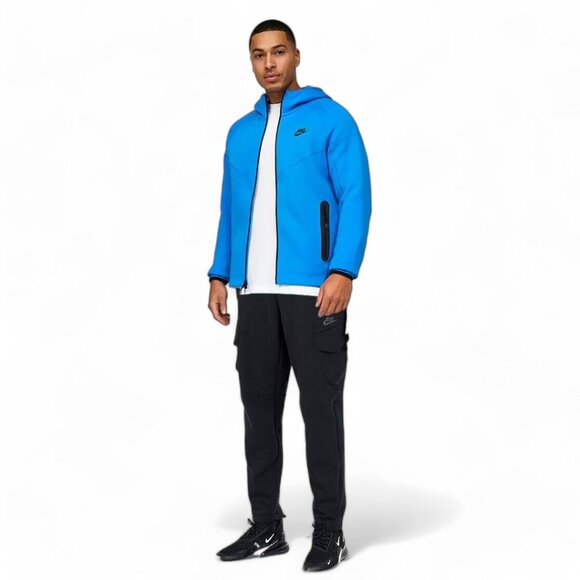 Nike Tech Fleece Tracksuit Men's Size 2XL Matching Sweatsuit Black Out Gift Set - Picture 4 of 11